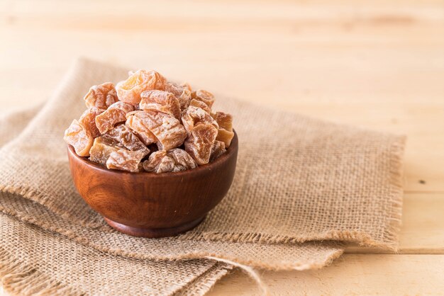 dried plum in bowl