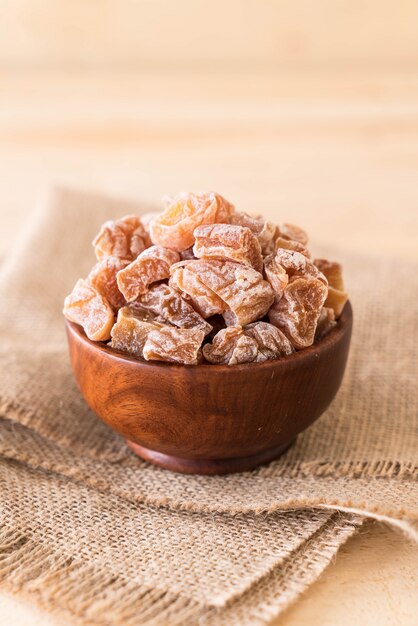 dried plum in bowl