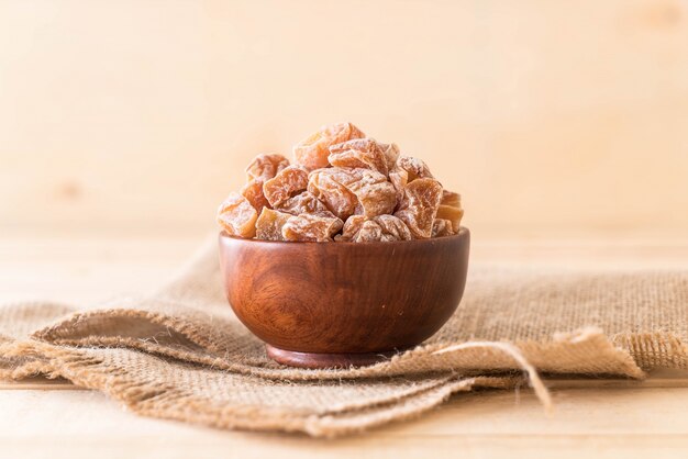 dried plum in bowl