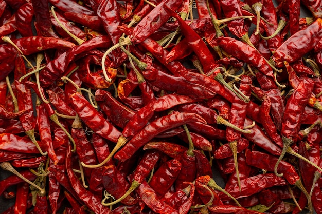 dried red chilli background