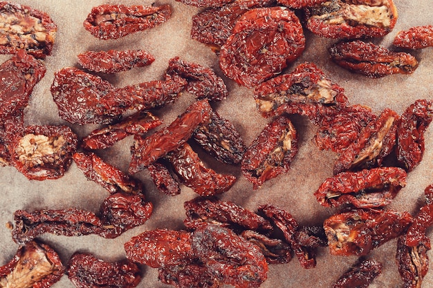 Free photo dried tomatoes