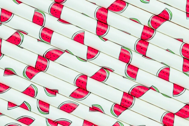 Drinking straw background