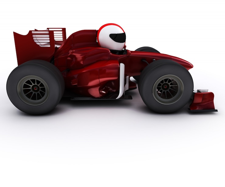Free Photo driving a formula one car