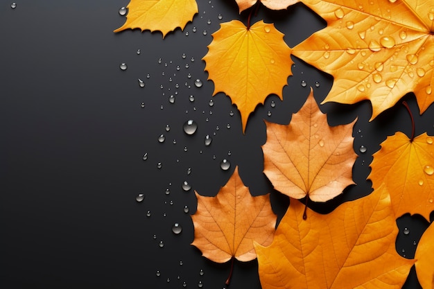 Бесплатное фото Сухая осенняя листва