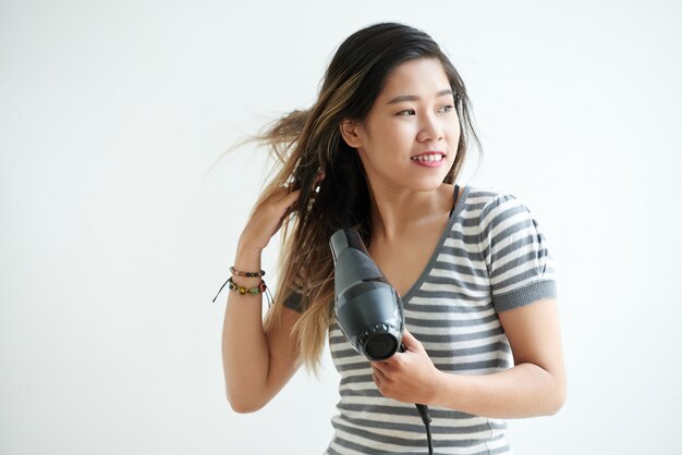 Drying hair