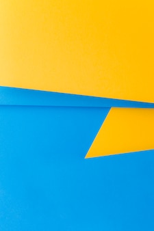 Двойной желтый и синий фон для написания текста