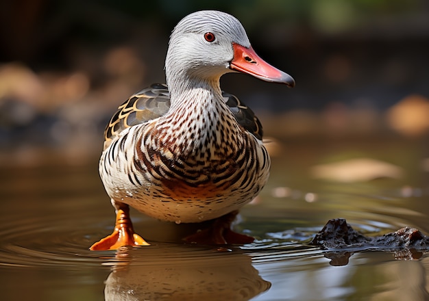 Foto gratuita anatra in natura generare immagine