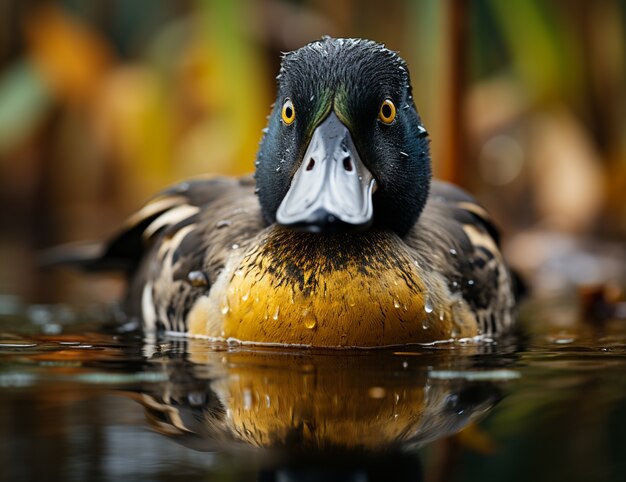 Duck in nature generate image