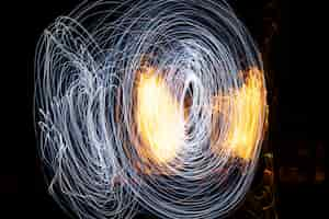 Free photo dynamic light painting background