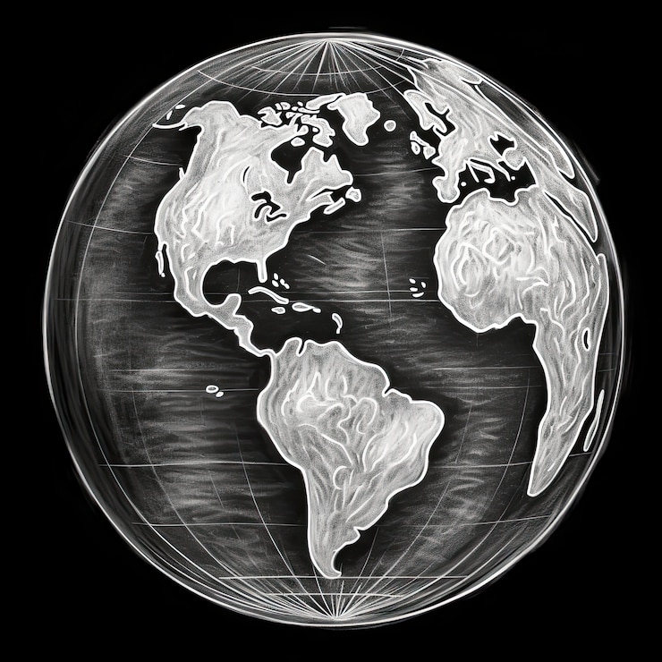 Free Photo earth  in  cartoon style