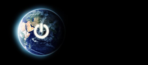 earth hour photo composition