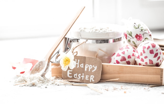 easter cooking still life