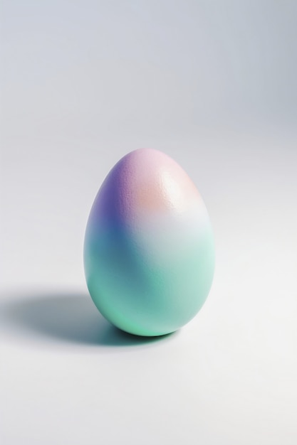 Easter decorative egg in studio