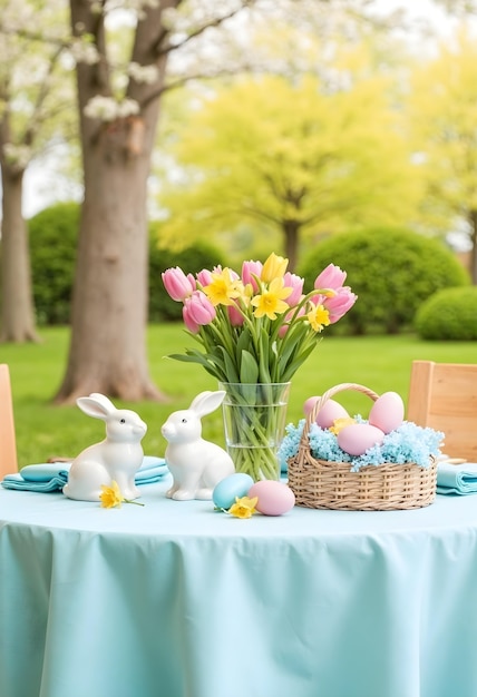 easter table setting