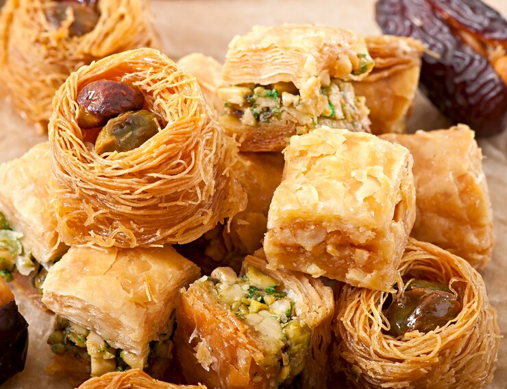 Free Photo eastern sweets