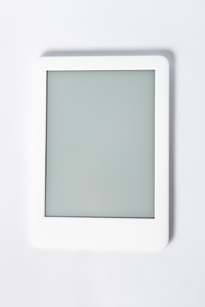 Ebook reader over isolated white background
