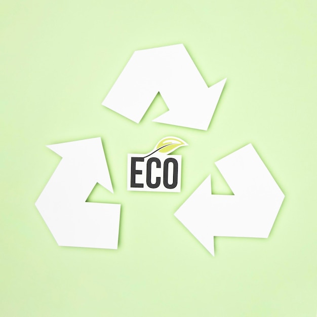 Free photo eco friendly recycling concept