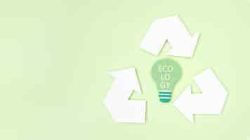 Free photo eco friendly recycling concept