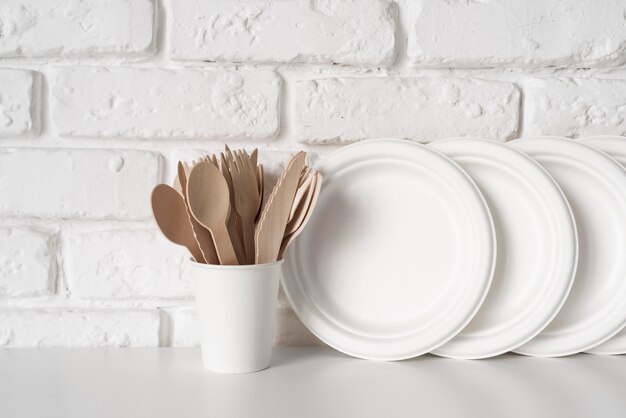 Eco friendly tableware assortment