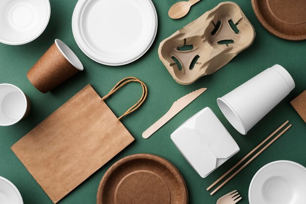 Eco friendly utensils assortment