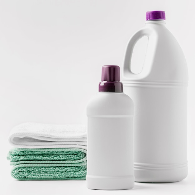 Free photo ecological cleaning products concept