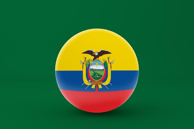 Foto gratuita bandiera dell'ecuador