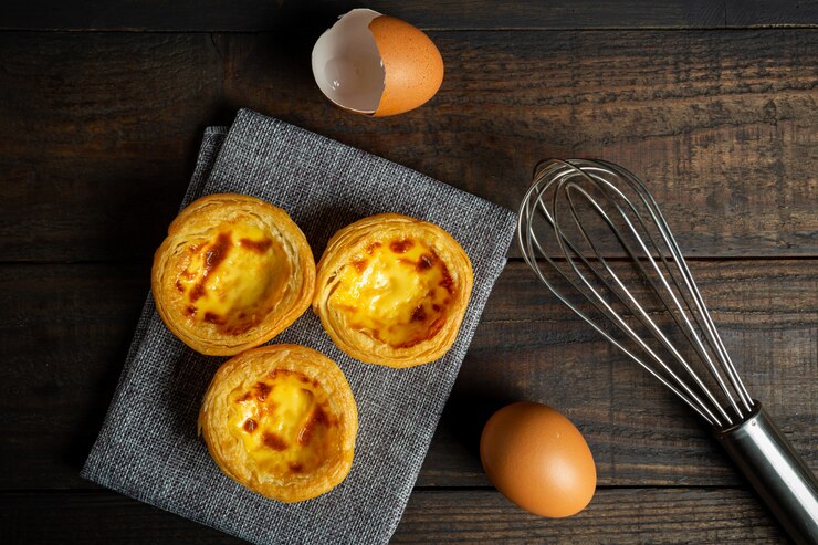 ทาร์ตไข่ ( Egg Tart ) ขนมอบ กรอบนุ่ม เนื้อเนียน หวานอร่อย