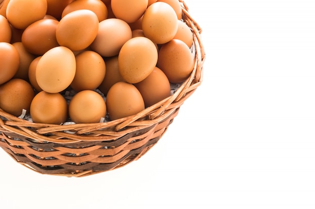Free photo eggs basket