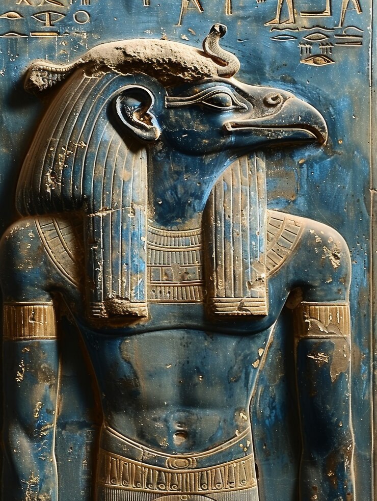 Free Photo egyptian hieroglyphs on wall