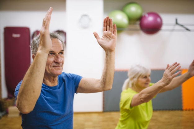 Elderly people training