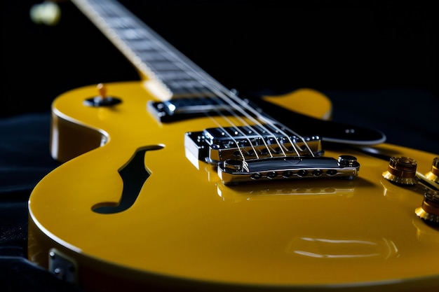 Free photo electric guitar still life