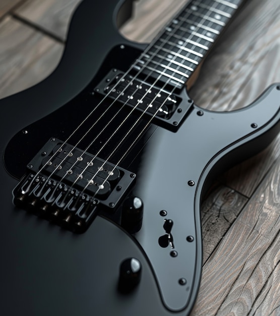 Free photo electric guitar still life