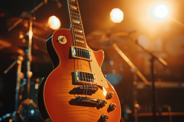 Foto gratuita still life di chitarra elettrica