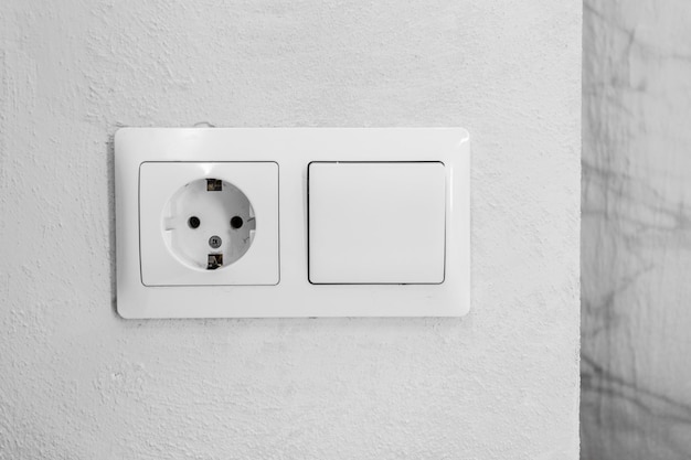 Electric socket closeup