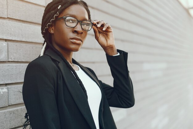 Elegant black girl 