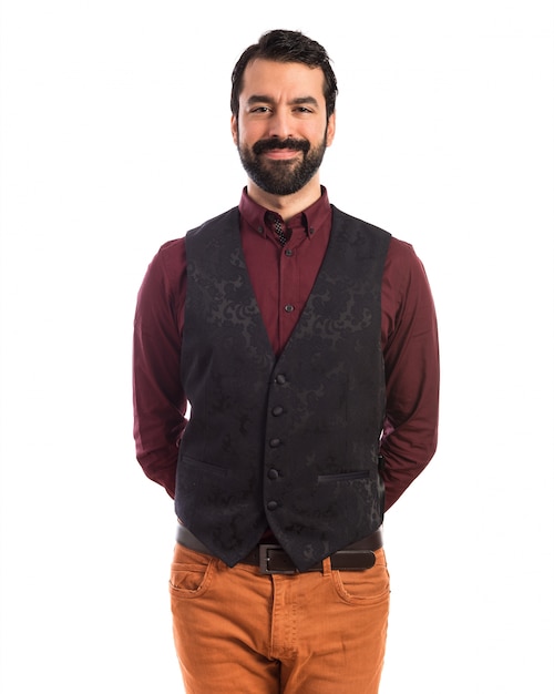 Elegant man wearing waistcoat