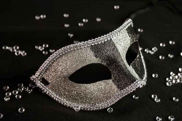 Elegant mask of venetian carnival