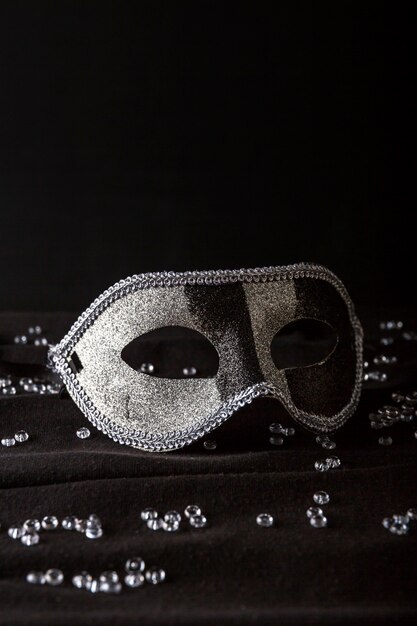 Elegant mask of venetian carnival