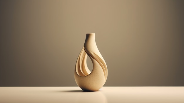 Free photo elegant modern vase design