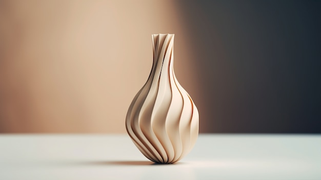 Free photo elegant modern vase design