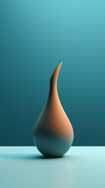 Free photo elegant modern vase design