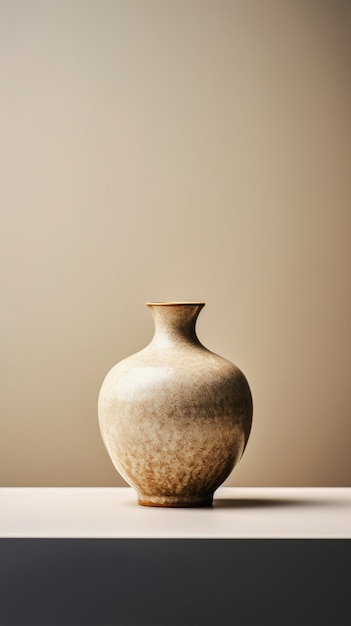 Free photo elegant modern vase design