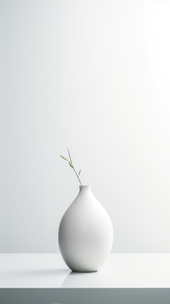 Free photo elegant modern vase design