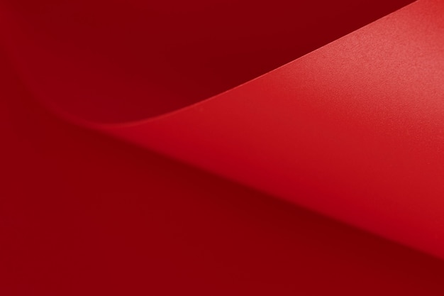 Elegant red paper copy space surface