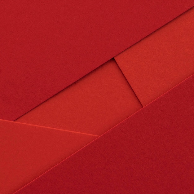 Elegant red papers and envelopes close-up