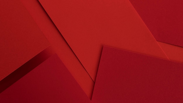 Elegant red papers and envelopes