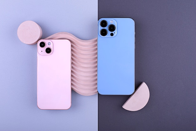 elegant smartphone composition