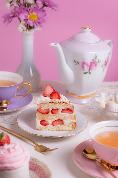 Elegant tea party arrangement