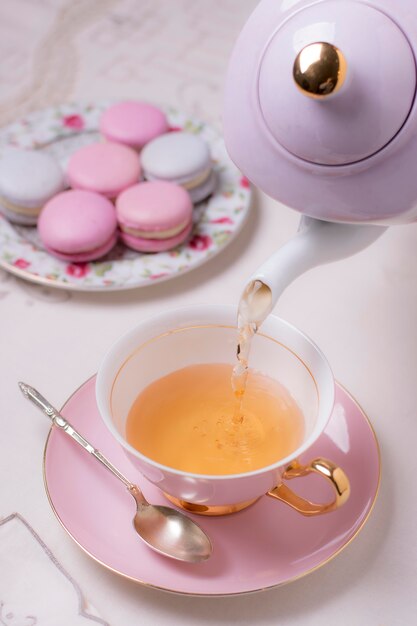 Elegant tea party arrangement