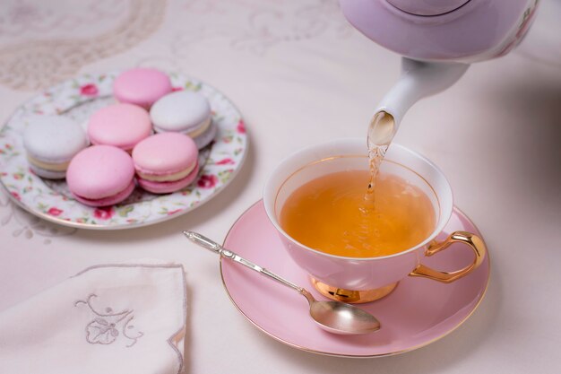 Elegant tea party arrangement